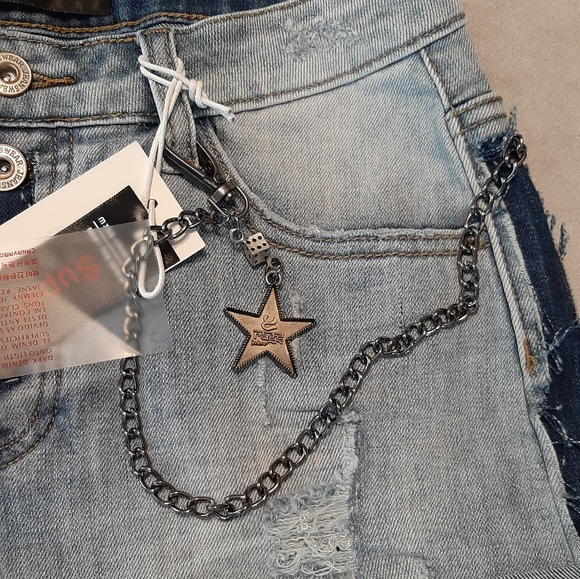 NWT RARE! Women's Denim Jeans Shorts Miss Canavaro - Picture 10 of 13